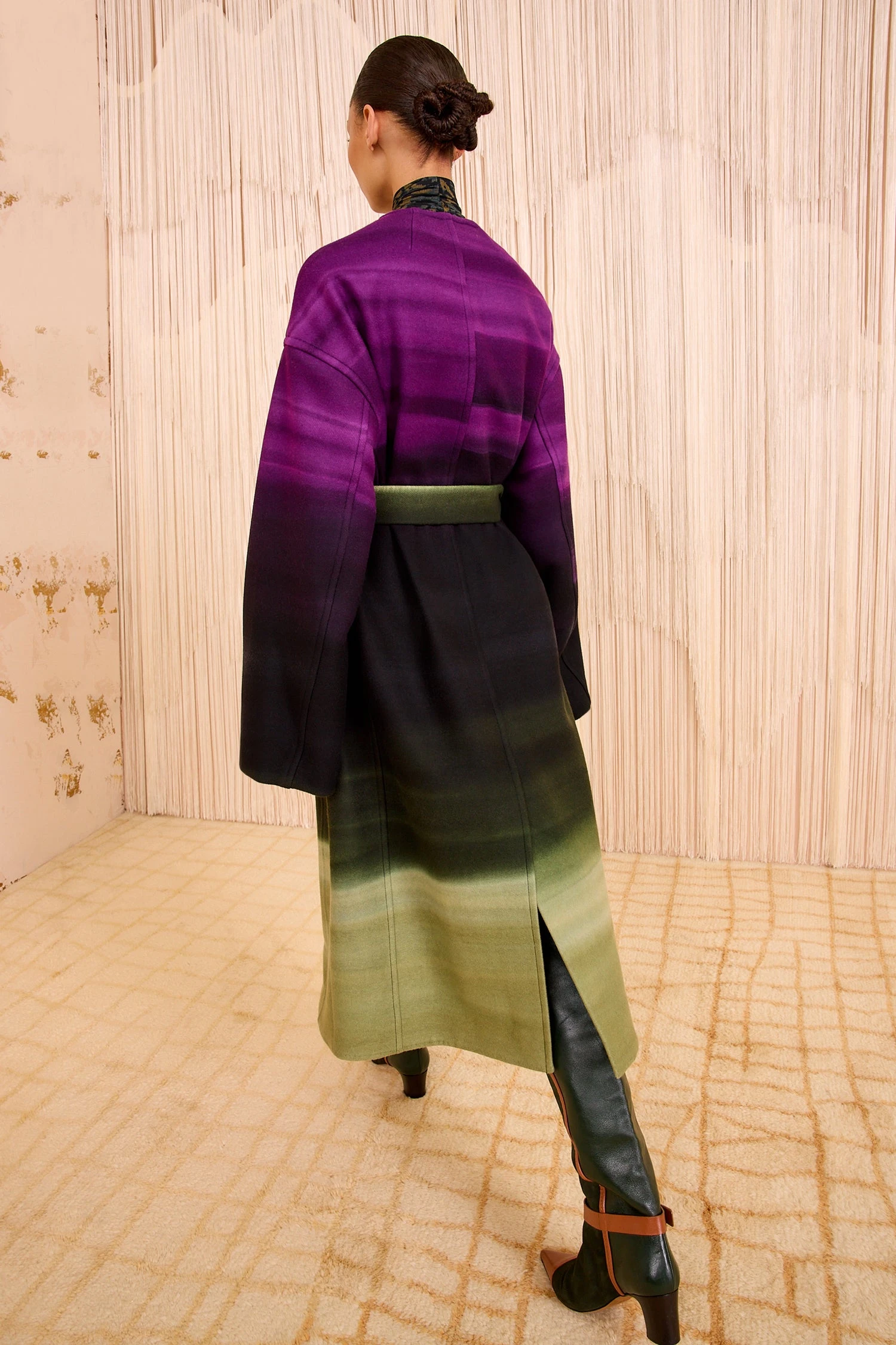 ULLA JOHNSON Fernanda Oversized Wool Melton Coat - Borealis 4 ULLA JOHNSON Fernanda Oversized Wool Melton Coat - Borealis - Image 4