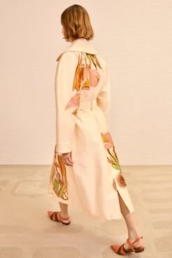 ULLA JOHNSON Fleur Belted Trench Coat - Inner Nature 11 ULLA JOHNSON Fleur Belted Trench Coat - Inner Nature -ULLA JOHNSON Outlet ULLAJOHNSON FleurTrenchCoat INNERNATURE PS261208 05