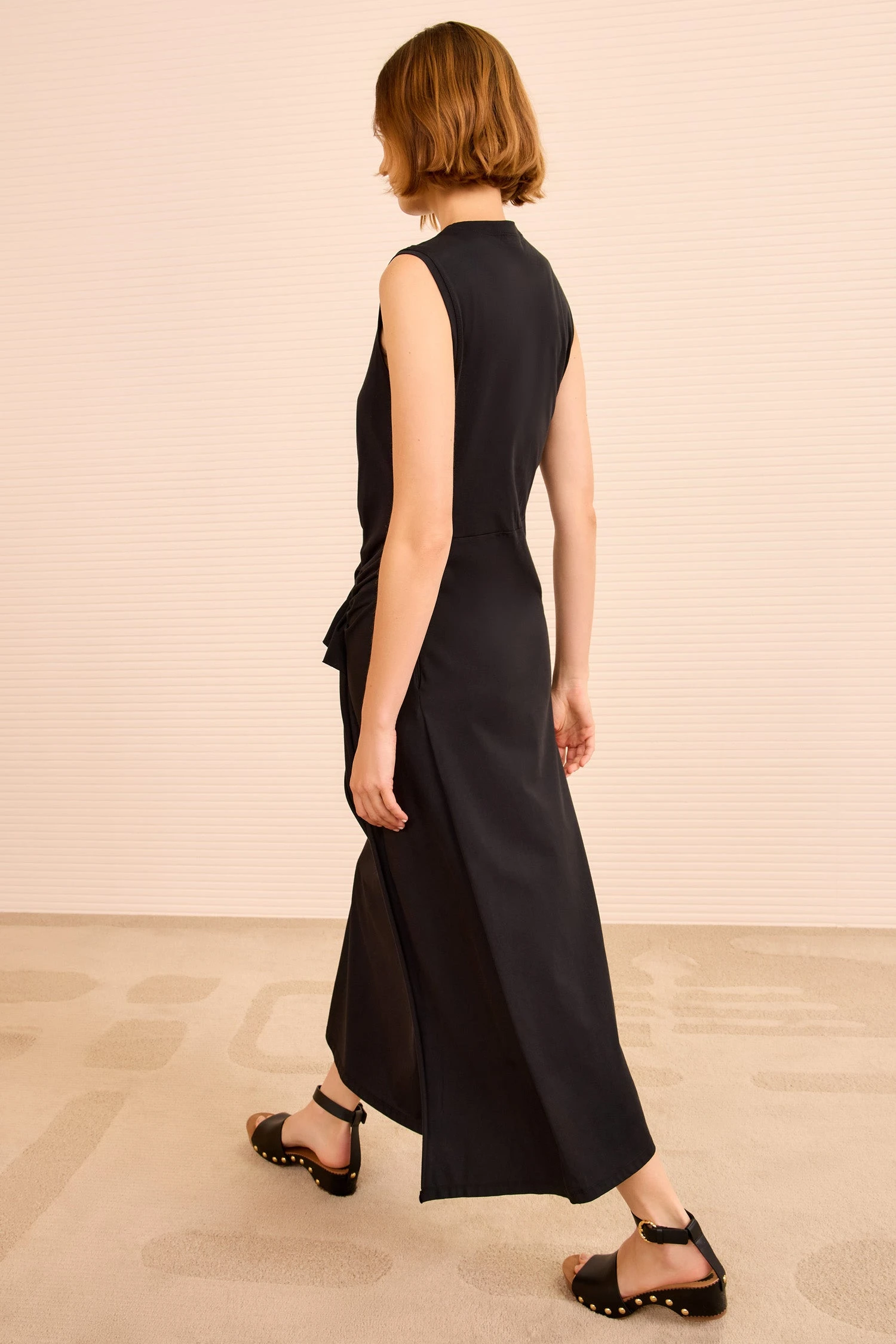 ULLA JOHNSON Jeune Ruffled Dress - Noir 4 ULLA JOHNSON Jeune Ruffled Dress - Noir - Image 4