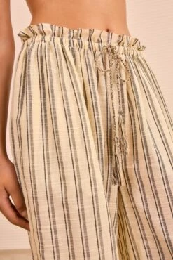 ULLA JOHNSON Josephine Striped Coverup Pant - Cowrie Stripe -ULLA JOHNSON Outlet ULLAJOHNSON JosephineStripedCoverupPant COWRIESTRIPE PS261721 ULLA JOHNSON 03