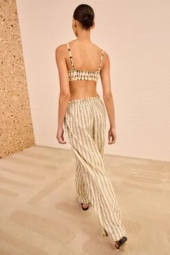 ULLA JOHNSON Josephine Striped Coverup Pant - Cowrie Stripe -ULLA JOHNSON Outlet ULLAJOHNSON JosephineStripedCoverupPant COWRIESTRIPE PS261721 ULLA JOHNSON 04