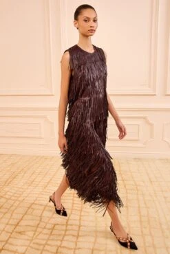 ULLA JOHNSON Leonie Fringe Leather Top - Mahogany 7 ULLA JOHNSON Leonie Fringe Leather Top - Mahogany -ULLA JOHNSON Outlet ULLAJOHNSON LeonieTop MAHOGANY PS260260 03 09e805b2 0760 435a 919b 205acd55fff3