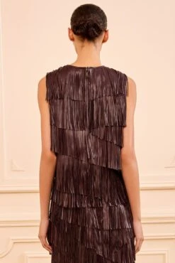 ULLA JOHNSON Leonie Fringe Leather Top - Mahogany 8 ULLA JOHNSON Leonie Fringe Leather Top - Mahogany -ULLA JOHNSON Outlet ULLAJOHNSON LeonieTop MAHOGANY PS260260 04 435cba32 fddd 4f35 9922 e5c2f0412c09