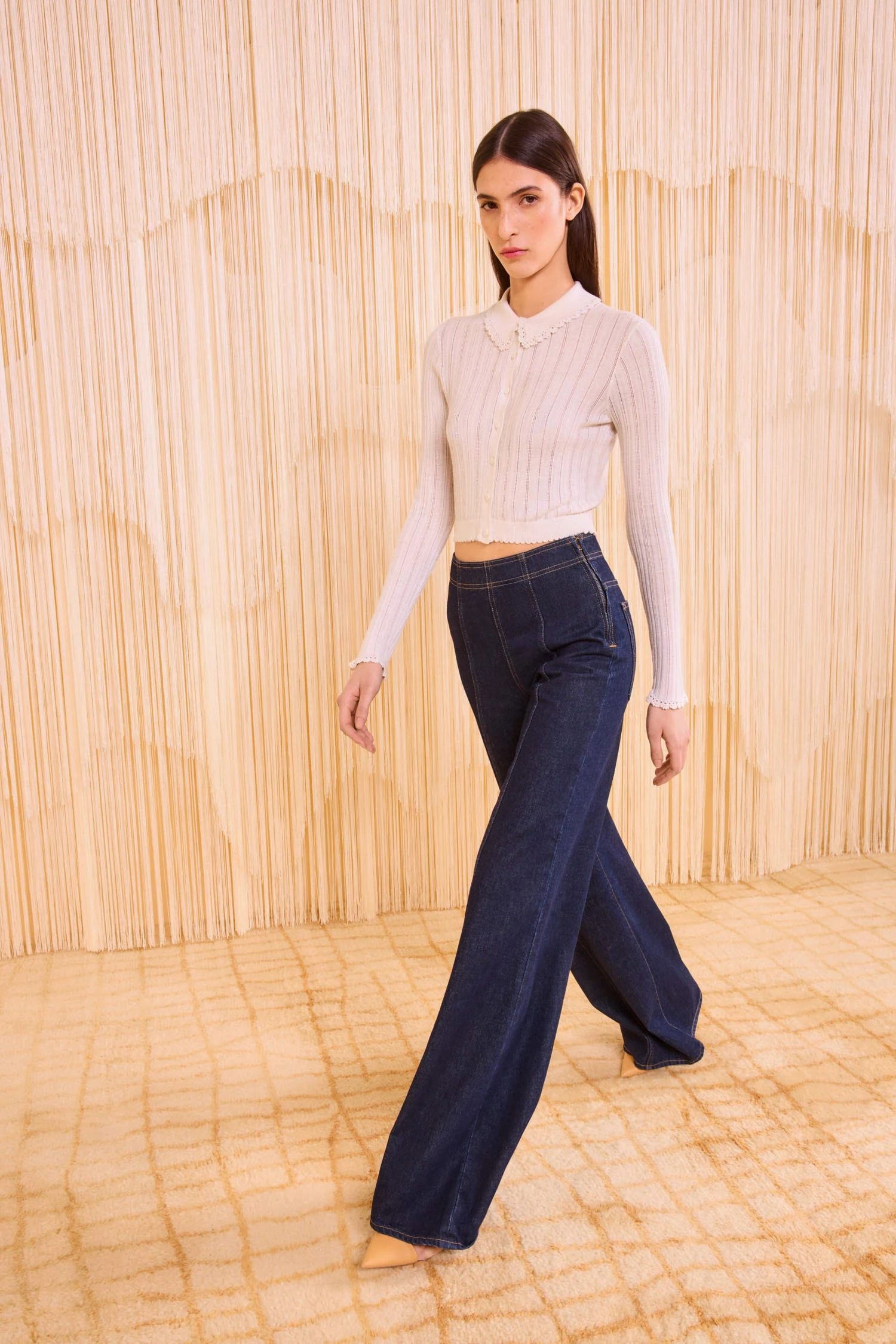 ULLA JOHNSON Lottie Knit Cardigan - Pristine 1 ULLA JOHNSON Lottie Knit Cardigan - Pristine