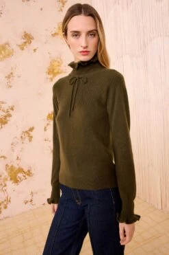 ULLA JOHNSON Maisie Cashmere Turtleneck - Hunter