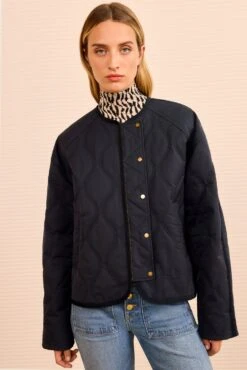 ULLA JOHNSON Malone Quilted Jacket - Midnight