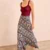 ULLA JOHNSON Marceline Multicolor Long Skirt - Oasis