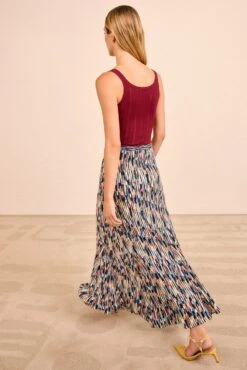 ULLA JOHNSON Marceline Multicolor Long Skirt - Oasis 10 ULLA JOHNSON Marceline Multicolor Long Skirt - Oasis -ULLA JOHNSON Outlet ULLAJOHNSON MarcelineMulticolorKnitSkirt OASIS PS260712 05