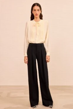 ULLA JOHNSON Mitchell Wide Leg Trouser - Noir 7 ULLA JOHNSON Mitchell Wide Leg Trouser - Noir -ULLA JOHNSON Outlet ULLAJOHNSON MitchellWideLegTrouser NOIR PS260410 03 fbcc178f 0481 4184 841b 53c96e031013