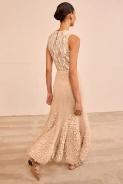 ULLA JOHNSON Nathalie Trumpet Skirt - Alabaster -ULLA JOHNSON Outlet ULLAJOHNSON NathalieA LineKnitSkirt ALABASTER PS260703 05