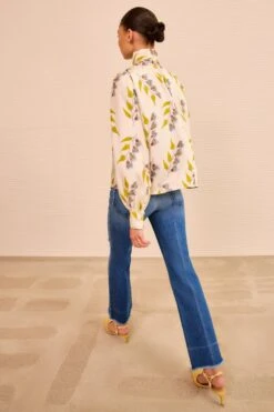 ULLA JOHNSON Ornament Tie Neck Blouse - Infinite Flower -ULLA JOHNSON Outlet ULLAJOHNSON OrnamentSilkHighNeckBlouse INFINITEFLOWER PS260249 05 96fec2e6 07b6 4b95 b72f bd506c09fdaf