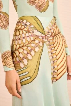 ULLA JOHNSON Pera Midi Slip Skirt - Water Blossoms -ULLA JOHNSON Outlet ULLAJOHNSON PeraSilkSlipSkirt WATERBLOSSOMS PS260327 03