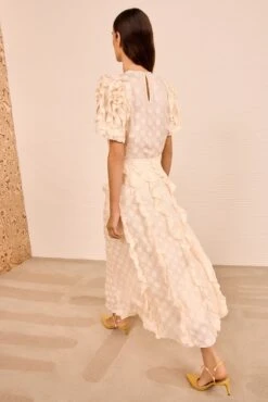 ULLA JOHNSON Poppy Cascading Ruffle Midi Skirt - Conch 11 ULLA JOHNSON Poppy Cascading Ruffle Midi Skirt - Conch -ULLA JOHNSON Outlet ULLAJOHNSON PoppyCascadingRuffleSkirt CONCH PS260306 06