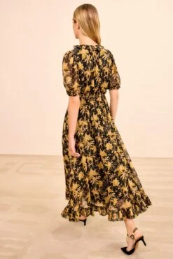 ULLA JOHNSON Rosamunde Puff Sleeve Dress - Forsythia -ULLA JOHNSON Outlet ULLAJOHNSON RosamundePuffSleeveDress FORSYTHIA PS260128 04 c1879c1b 17c0 4ca1 97b3 2ed7a6c5f952