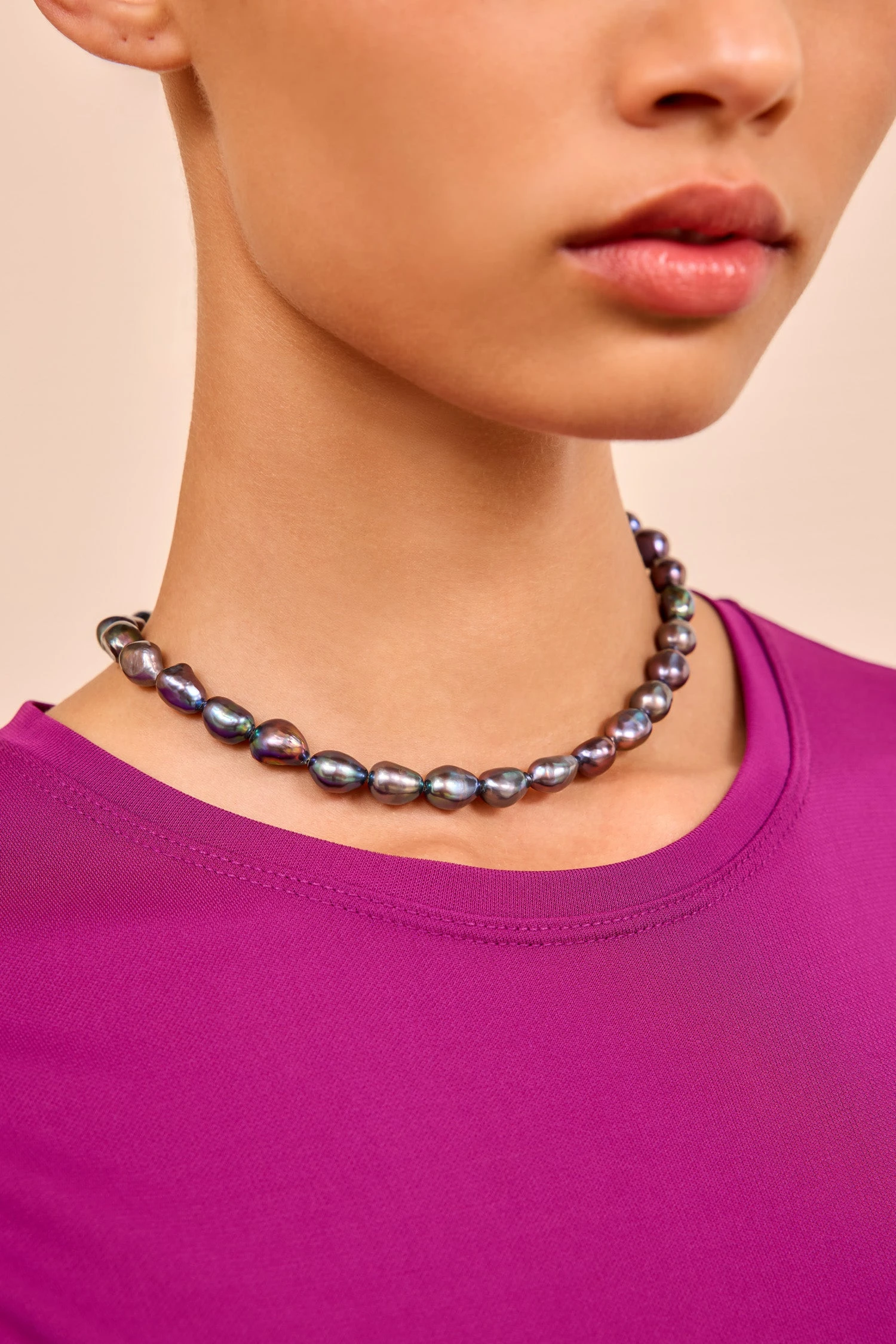 ULLA JOHNSON Small Pearl Choker - Oyster 3 ULLA JOHNSON Small Pearl Choker - Oyster - Image 3