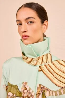 ULLA JOHNSON Terezie Ruffle Neck Dress - Water Blossoms -ULLA JOHNSON Outlet ULLAJOHNSON TerezieLongSleeveCottonDress WATERBLOSSOMS PS260155 02 Alt ca7999ad 54a7 499f af62 c5d5e0b183e6