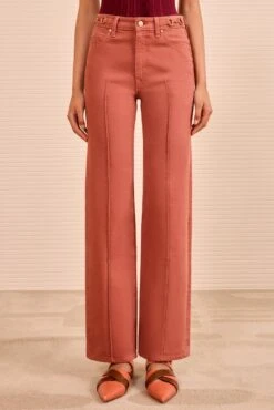 ULLA JOHNSON The Agatha Jean - Garden Rose -ULLA JOHNSON Outlet ULLAJOHNSON TheAgathaMidRiseJean GARDENROSE UJ9904062 02 Alt