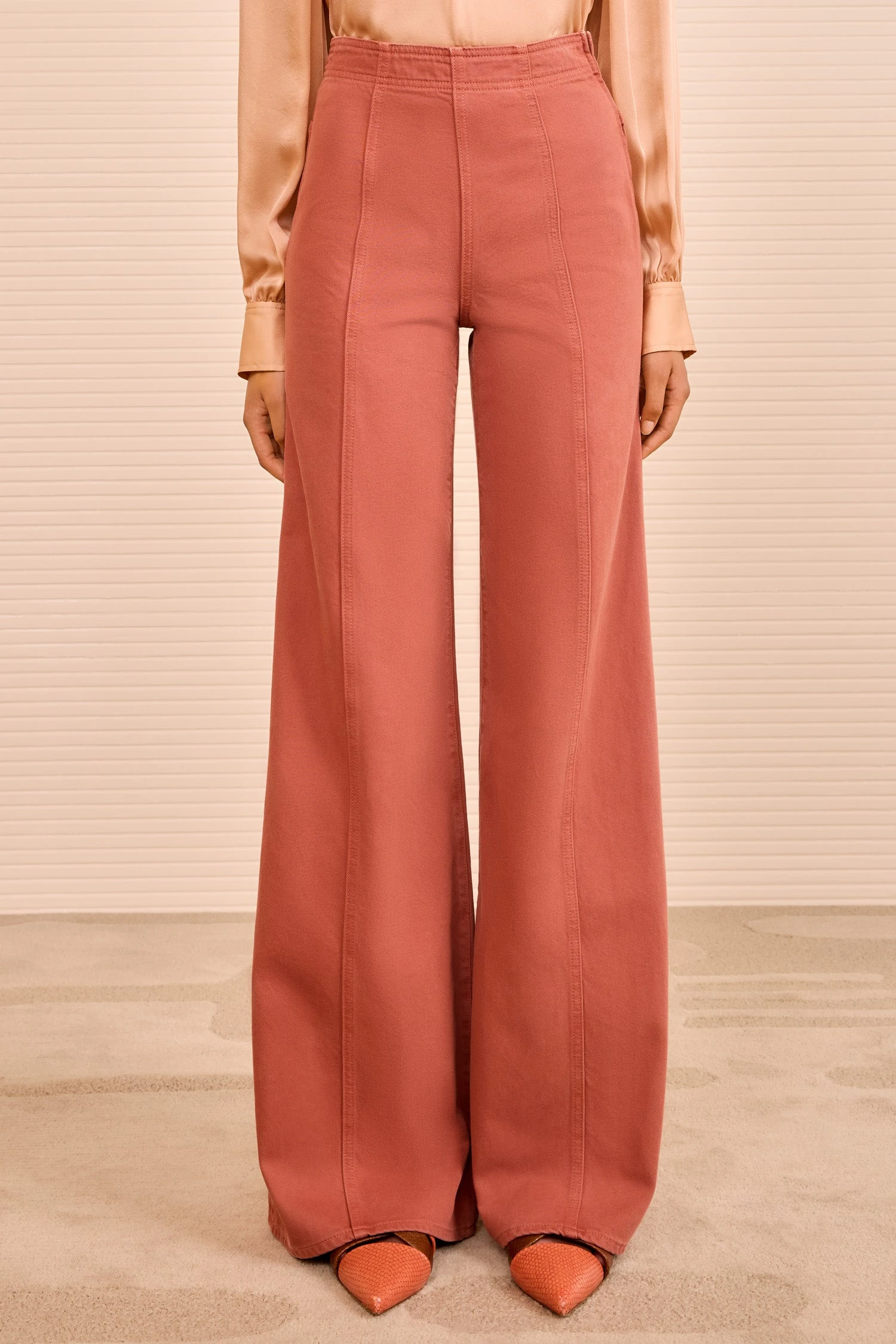 ULLA JOHNSON The Bianca Jean - Garden Rose 3 ULLA JOHNSON The Bianca Jean - Garden Rose - Image 3