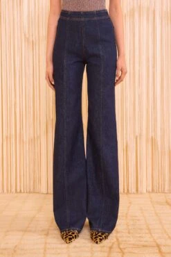 ULLA JOHNSON The Bianca Jean - Tigris 9 ULLA JOHNSON The Bianca Jean - Tigris -ULLA JOHNSON Outlet ULLAJOHNSON TheBiancaWideLegJean TIGRIS UJ9904048 02 ALT