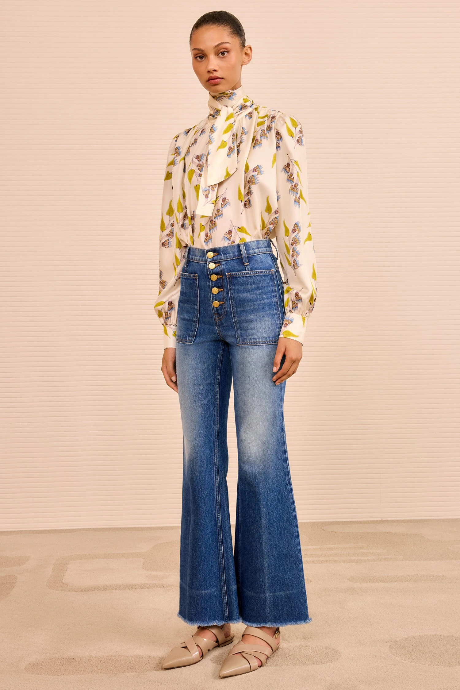 ULLA JOHNSON The Frayed Lou Jean - Rhine 2 ULLA JOHNSON The Frayed Lou Jean - Rhine - Image 2