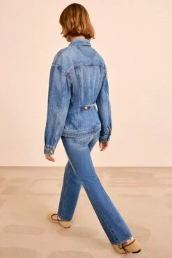 ULLA JOHNSON The Naomi Jacket With Lace Up Detail - Danube 9 ULLA JOHNSON The Naomi Jacket With Lace Up Detail - Danube -ULLA JOHNSON Outlet ULLAJOHNSON TheNaomiJacketwithLaceUpDetail DANUBE UJ9905038 04