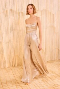 ULLA JOHNSON The Reine Pleated Gown - Opal 6 ULLA JOHNSON The Reine Pleated Gown - Opal -ULLA JOHNSON Outlet ULLAJOHNSON TheReinePleatedGown OPAL PF250178 03