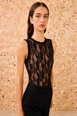 ULLA JOHNSON Theodora Sleeveless Tank - Noir