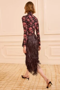 ULLA JOHNSON Therese Fringe Leather Skirt - Mahogany 11 ULLA JOHNSON Therese Fringe Leather Skirt - Mahogany -ULLA JOHNSON Outlet ULLAJOHNSON ThereseSkirt MAHOGANY PS260332 06 d4d76816 9100 4297 b65f 9ea3d9fb6e90