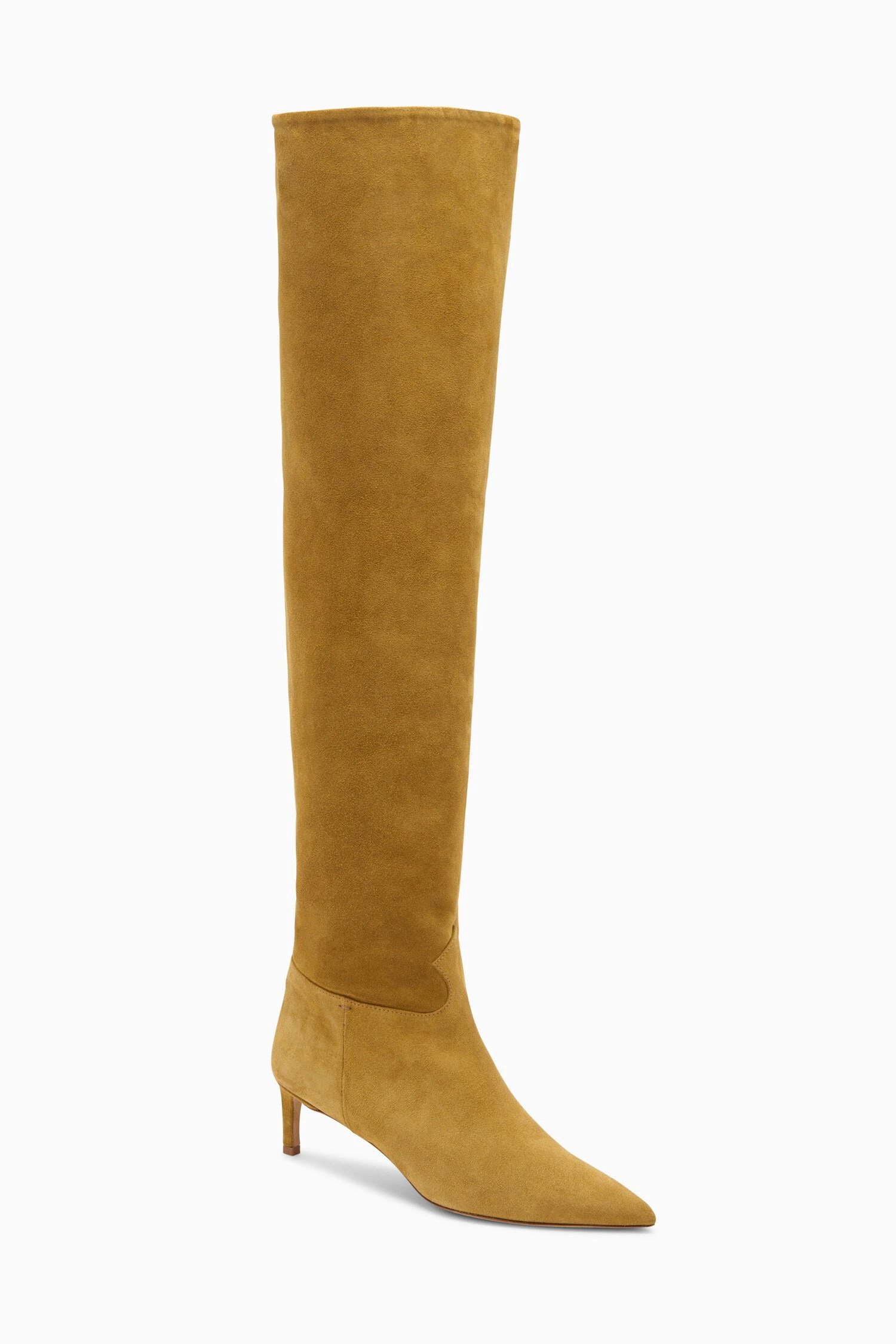 ULLA JOHNSON Carolina Kitten Heel Boot - Pistachio 2 ULLA JOHNSON Carolina Kitten Heel Boot - Pistachio - Image 2