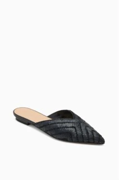 ULLA JOHNSON Aunika Mule - Noir 6 ULLA JOHNSON Aunika Mule - Noir -ULLA JOHNSON Outlet ULLAJOHNSON UJ45011A webAFFIAFLATMULE NOIR b web