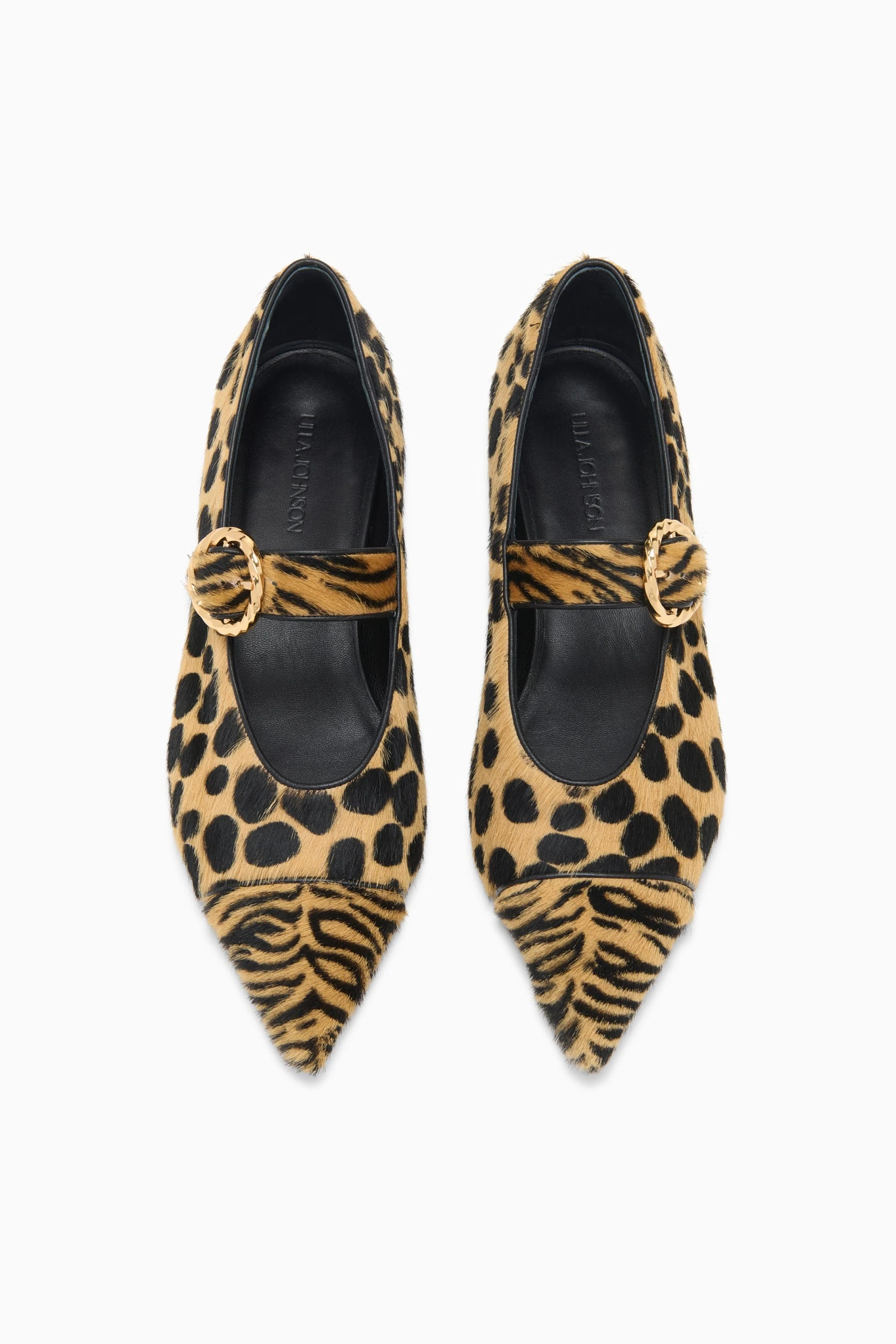 ULLA JOHNSON Kiki Flat - Animal Mixte 4 ULLA JOHNSON Kiki Flat - Animal Mixte - Image 4
