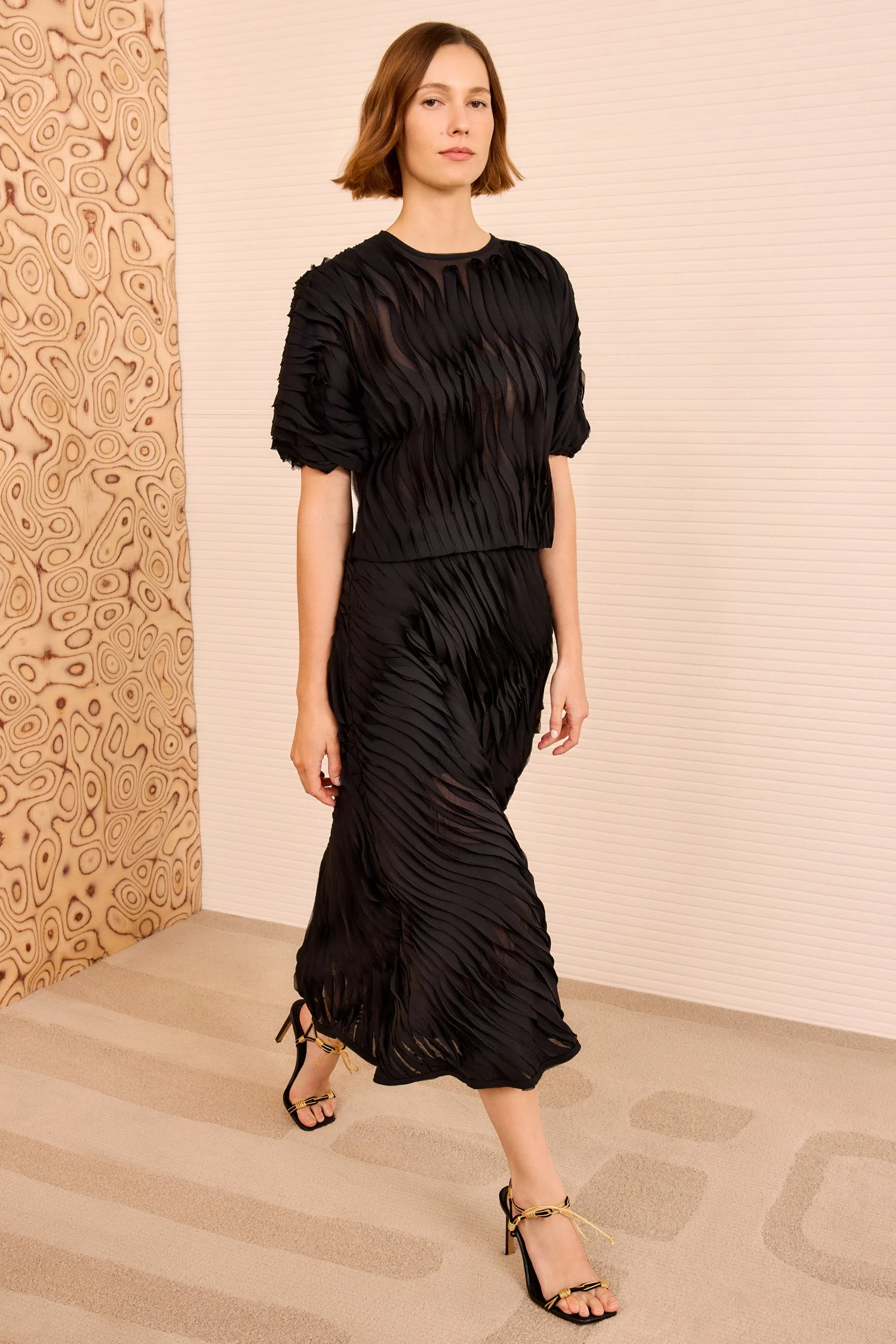 ULLA JOHNSON Vayda SS Top - Noir 1 ULLA JOHNSON Vayda SS Top - Noir