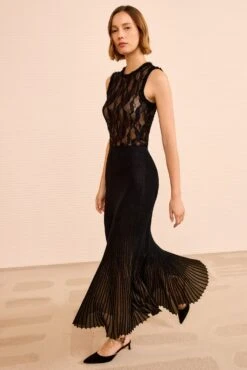 ULLA JOHNSON Vera Midi Skirt - Noir