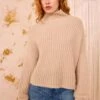 ULLA JOHNSON Veron Alpaca Knit Turtleneck - Dune