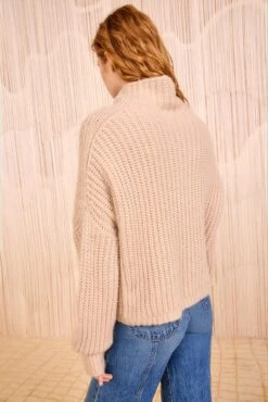 ULLA JOHNSON Veron Alpaca Knit Turtleneck - Dune -ULLA JOHNSON Outlet ULLAJOHNSON VeronAlpacaKnitTurtleneck DUNE FA250717 04