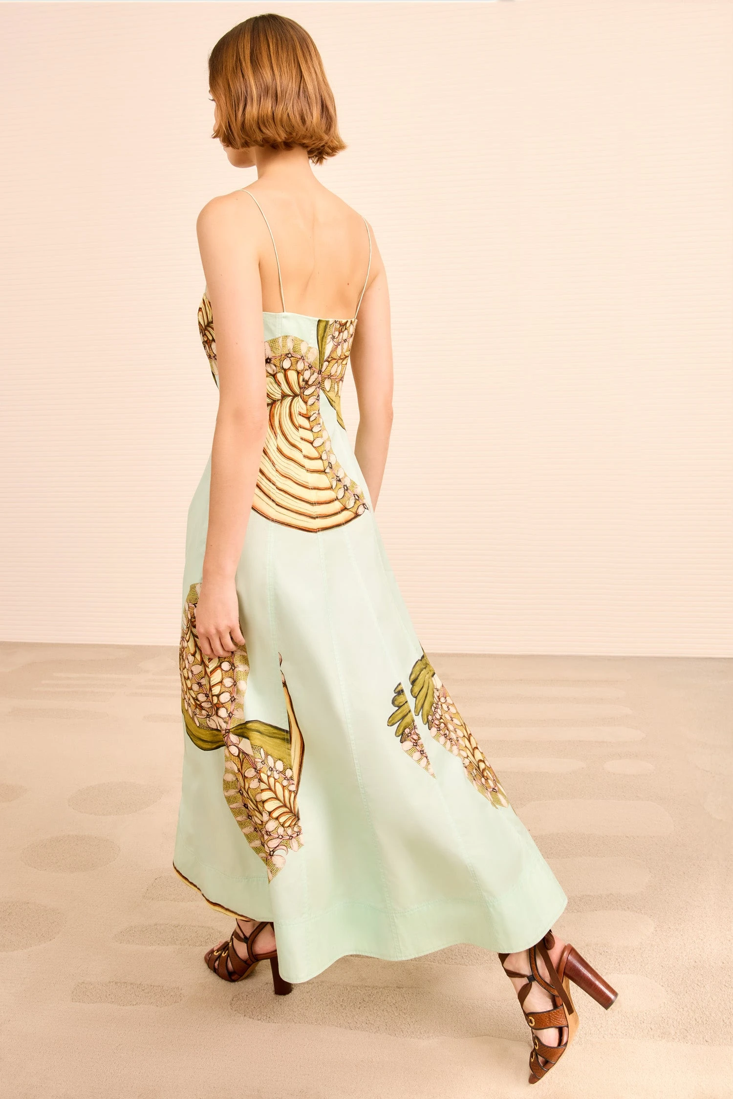 ULLA JOHNSON Vesela Cami Midi Dress - Water Blossoms 5 ULLA JOHNSON Vesela Cami Midi Dress - Water Blossoms - Image 5