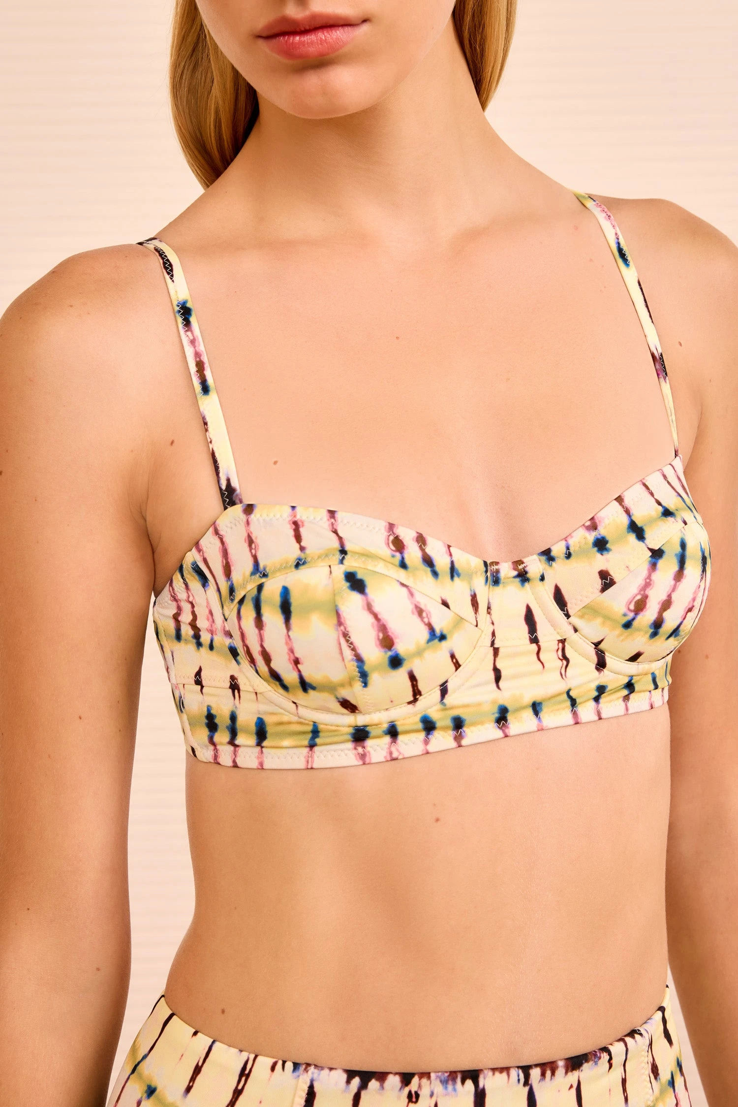 ULLA JOHNSON Zahara Bra Cup Bikini Top - Ombre 2 ULLA JOHNSON Zahara Bra Cup Bikini Top - Ombre - Image 2