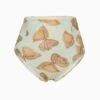 ULLA JOHNSON Zahara High Waisted Bikini Bottom - Water Blossoms
