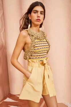 ULLA JOHNSON Abri Shorts - Dune -ULLA JOHNSON Outlet ULLA JOHNSON Abri Shorts DUNE 0068