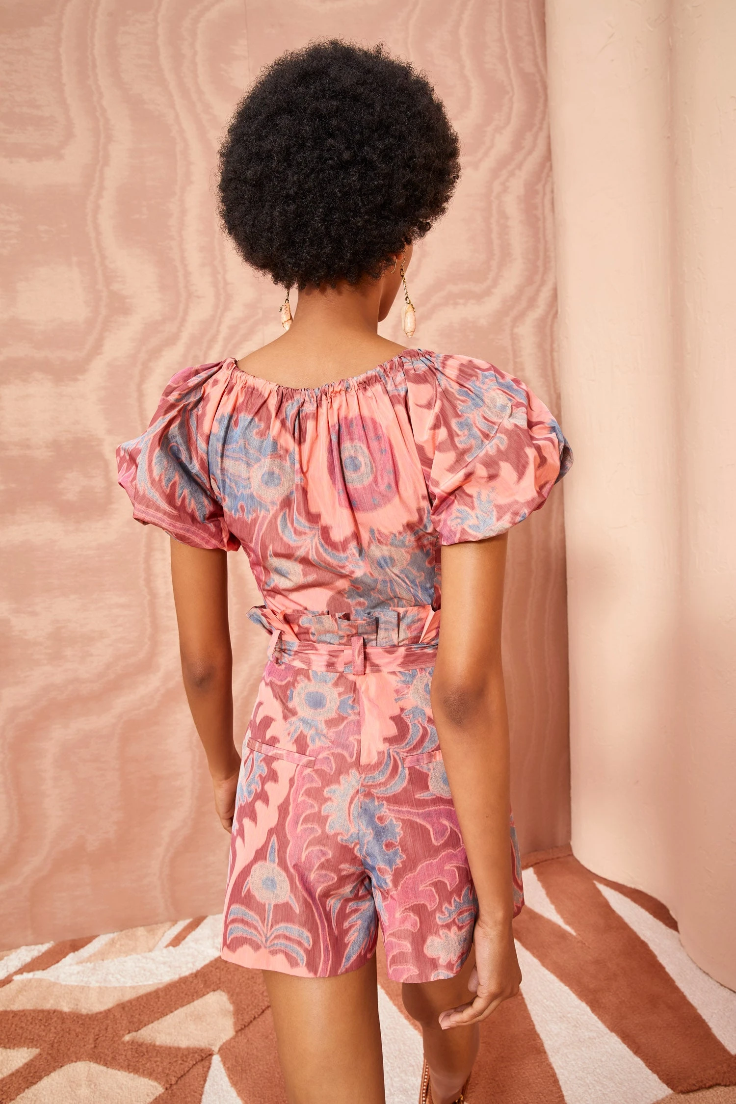 ULLA JOHNSON Abri Shorts - Passionflower 3 ULLA JOHNSON Abri Shorts - Passionflower - Image 3