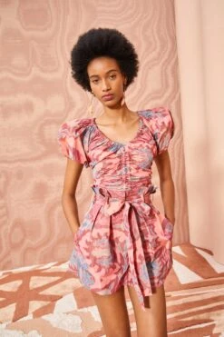 ULLA JOHNSON Abri Shorts - Passionflower 8 ULLA JOHNSON Abri Shorts - Passionflower -ULLA JOHNSON Outlet ULLA JOHNSON Abri Shorts PASSIONFLOWER 04