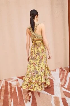 ULLA JOHNSON Acacia Skirt - Calla Lily -ULLA JOHNSON Outlet ULLA JOHNSON Acacia Skirt CALLA LILY 04