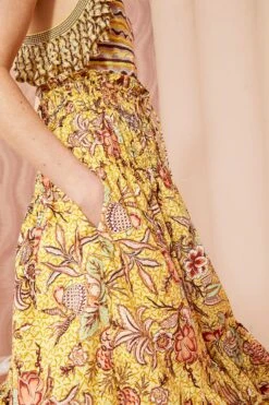 ULLA JOHNSON Acacia Skirt - Calla Lily -ULLA JOHNSON Outlet ULLA JOHNSON Acacia Skirt CALLA LILY 05