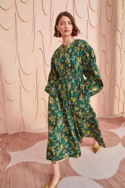 ULLA JOHNSON Adalie Dress - Tigerlily 7 ULLA JOHNSON Adalie Dress - Tigerlily -ULLA JOHNSON Outlet ULLA JOHNSON Adalie Dress TIGERLILY 03