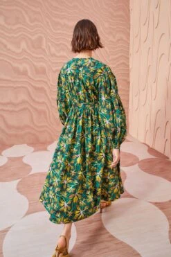 ULLA JOHNSON Adalie Dress - Tigerlily 8 ULLA JOHNSON Adalie Dress - Tigerlily -ULLA JOHNSON Outlet ULLA JOHNSON Adalie Dress TIGERLILY 04