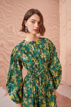 ULLA JOHNSON Adalie Dress - Tigerlily 9 ULLA JOHNSON Adalie Dress - Tigerlily -ULLA JOHNSON Outlet ULLA JOHNSON Adalie Dress TIGERLILY 05