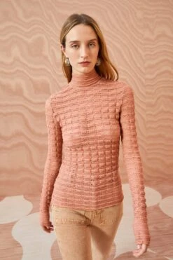 ULLA JOHNSON Adora Turtleneck - Copper -ULLA JOHNSON Outlet ULLA JOHNSON Adora Turtleneck COPPER 0511 UPDATE