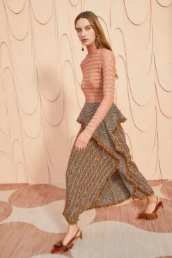 ULLA JOHNSON Agatha Skirt - Tiger's Eye -ULLA JOHNSON Outlet ULLA JOHNSON Agatha Skirt TIGER SEYE 0142