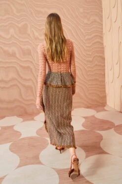 ULLA JOHNSON Agatha Skirt - Tiger's Eye -ULLA JOHNSON Outlet ULLA JOHNSON Agatha Skirt TIGER SEYE 0166