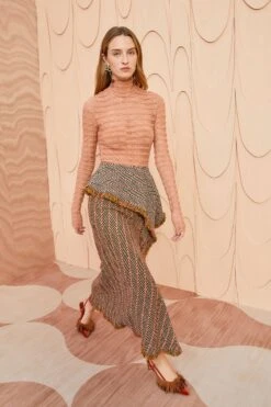 ULLA JOHNSON Agatha Skirt - Tiger's Eye